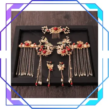 Chinese gold jewelry on sale set