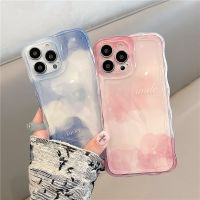 .Suitable For iphone 14 pro max Gradient translucent phone case iPhone 11 13 12 Pro Max Ink painting Anti Drop Soft Silicone Protective Womens Case