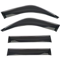 Car Window Wind Deflectors 4Pcs For Toyota Land Cruiser FJ80 4500 Car Deflector Sun Guard Rain Vent Visor 1992 -1997