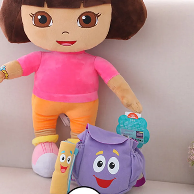 Miss Lan]Dora The Explorer Plush Toys Cute Preschool Dora Boots Plush  Decorations Party Doll High C (Color: Dora-30cm) | Lazada Singapore