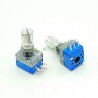 2 Piece 09 Type C500K Horizontal Stereo Channel Volume Adjust Potentiometer Flower Shaft 15mm 6-Pin