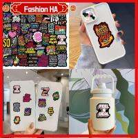 FASHIONHA 50Pcs หลากหลายสไตล์ สติกเกอร์สร้างแรงบันดาลใจ ถอดออกได้ กันน้ำกันน้ำได้ ดีไอวายสติ๊กเกอร์ น่าสนใจและน่าสนใจ พีวีซีพีวีซี สติกเกอร์กราฟฟิตี แล็ปท็อป