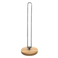 Paper Towel Holder, Wood Paper Towel Holder Countertop with Steady Base Fits Standard &amp; Jumbo Rolls,Kitchen Bathroom