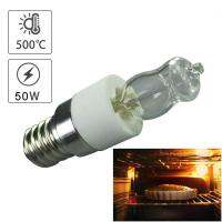 Oven Light Bulb High Temperature Resistant Safe Halogen Lamp Dryer Microwave Bulb 110V/220V 50W