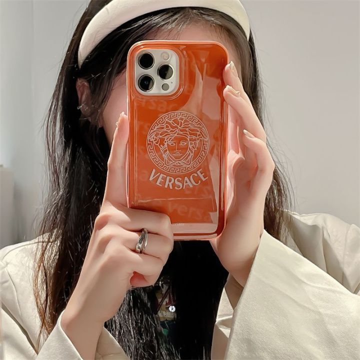 เคสโทรศัพท์-iphone-แบรนด์อินเทรนด์จากยุโรปและอเมริกา-apple-11-mobile-phone-case-iphone-13-head-logo-14promax12-couple-13pro