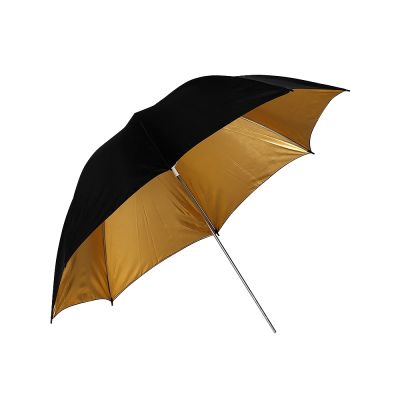 [ELEGANT] CY In stock Free shipping Wholesale 33 quot;83cm Photo Studio Flash Light Reflector Reflective Black Gold Golden Photography Umbrella