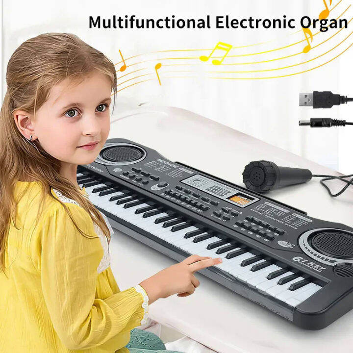 Kids Keyboard with Microphone, Kids Piano Keyboard for Beginners