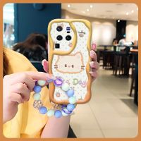 Pendants Heat dissipation Phone Case For VIVO X80 Pro originality For Girls three-dimensional Anti drop airbag texture