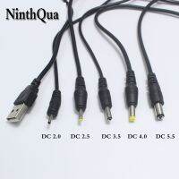 Ninthqua 1ชิ้นพอร์ต Usb ไปที่2.0*0.6 2.5*0.7 3.5*1.35มม. 4.0*1.7ม. 5.5*2.1 5.5 3.5*1.1มม. 5V Dc แจ็คบาร์เรลเชื่อมต่อสายไฟ