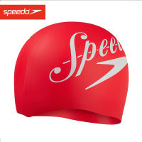 【Available】Speedo Swimming Hat Ear Protector Long Hair Special Waterproof Silicone Large Childrens Comfortable Swimming Hat