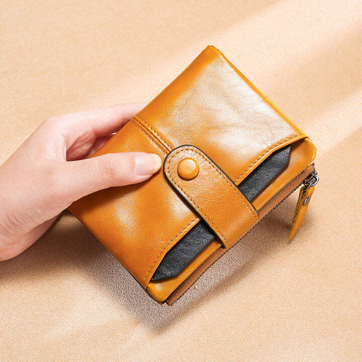 genuine-leather-vintage-retro-mens-wallet-purse-fashion-multi-function-portable-solid-color-card-holder-leisure-clutch-bag