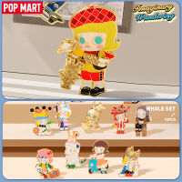 POP MART Molly Imaginary Wandering Series - Badge Blind 1ชิ้น12ชิ้นของขวัญวันเกิดน่ารัก