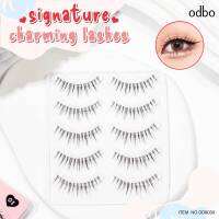 ขนตาปลอม 5 คู่  ขนตาปลอมคุณภาพดี เส้นเรียงสวย  OD8030 ODBO(โอดีบีโอ) SIGNATURES CHARMING LASHES