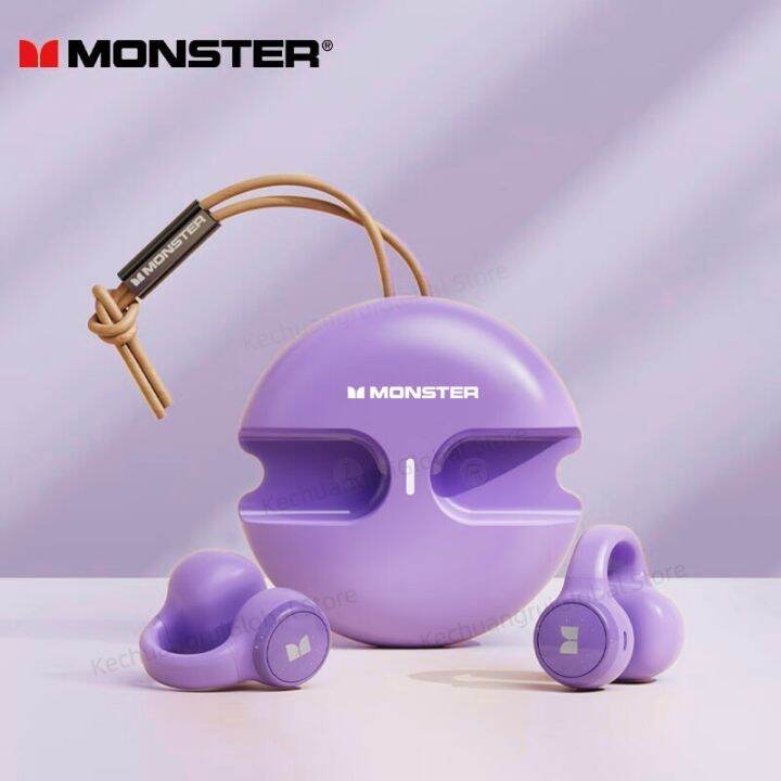 Original Monster XKT21 Clip-On Bluetooth 5.3 Earphones Wireless ...