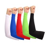 Compression Arm Sleeves Cycling Sunscreen UV Protection Sport Arm Guard Running Arm Warmers Basketball Gym Fitness Outdoor Cover Sleeves