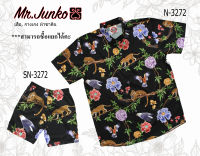 ?ส่งฟรี?เสื้อ,กางเกง (สั่งซื้อแยก) งานต่อลาย Mr-Junko ผ้าซาติน นิ่มใส่สบายไม่ร้อน SN-3272