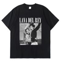 เสื้อยืดคอกลมเสื้อยืดแขนสั้น ผ้าฝ้าย พิมพ์ลายกราฟฟิค Lana Del Rey 90s สไตล์วินเทจ ฮาราจูกุ สําหรับผู้หญิง และผู้ชาย