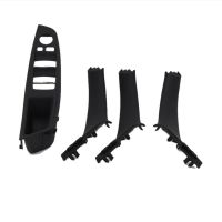 LHD 4pcs/1set for 10-16 BMW 5 series f10 f18 Car front rear right left Interior Door Handle Inner Door Panel Pull Trim Cover