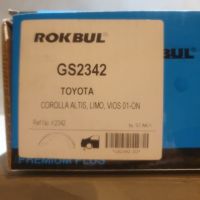 ผ้าเบรกหลัง ROKBUL สำหรับ TOYOTA COROLLA ALTIS,LIMO,YARIS,VIOS