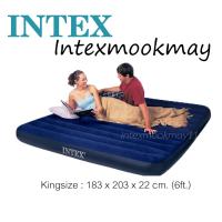 ใหม่!! ## INTEX 64755/ 68755 King Downy Royal Blue ที่นอนเป่าลม 6 ฟุต (คิงไซต์) สีฟ้า