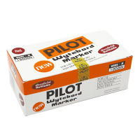 ปากกาไวท์บอร์ด PILOT หัวกลม แดง