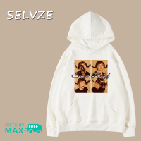 SELVZE เสื้อสเวตเตอร์มีฮู้ดสำหรับผู้หญิง,เสื้อสเวตเชิ้ตมีฮู้ดโอเวอร์ไซส์ฤดูใบไม้ร่วงและฤดูหนาวสำหรับเด็กผู้หญิงน้อยน่ารักเกาหลี