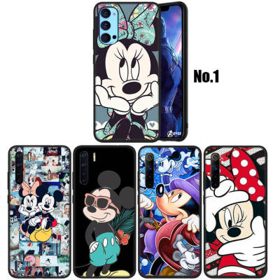 WA46 Minnie Mickey Mouse อ่อนนุ่ม Fashion ซิลิโคน Trend Phone เคสโทรศัพท์ ปก หรับ Realme XT X2 A5 2 3 5 5S 5i 6 6i 7 7i 8 8S 8i 9 9i Pro Plus X Lite