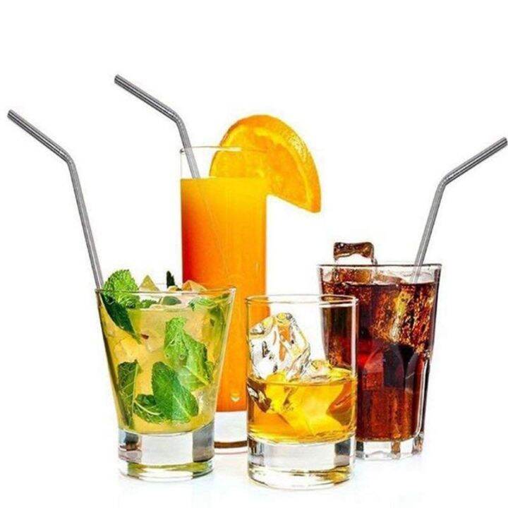 drinking-straws-reusable-stainless-steel-straws-set-of-5-2pcs-10-5-inch-bendy-straws-2pcs-10-5-inch-straight-straws-1pcs-9-5-inch-cleaning-brush