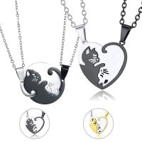 Matching Necklaces Best Friends Stainless Steel Pendant Necklace - Hot Heart - Aliexpress