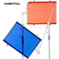 AMBITFUL 61x76cm Photography Sun Scrim Transparent / White / Black Diffuser Metal Alloy Frame For Photography Lighting