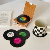 【CC】 Vinyl Coaster for Dessert Plate Insulation Nonslip Placemat Bar Restaurant Table