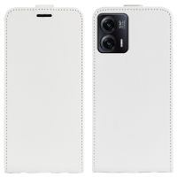 เคสโทรศัพท์หนังพลิกแนวตั้งเดี่ยวเนื้อ R64สำหรับ Motorola Moto G73 (สีดำ)