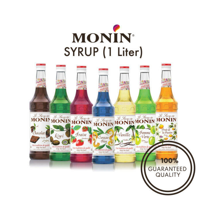 ♢MONIN Syrup 1L (Assorted Top Flavors) Lazada PH