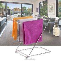 Bathroom Foldable Free Standing Kitchen Stainless Steel Towel Rack