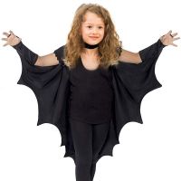 【JH】 Bat Cape Cloak Costume for Kids Child Boys Up Accessories