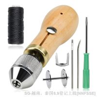 DIY Hand Sewing Machine Tools Leather Sewing Awl Thread Kit Speedy Stitcher Kit Leather Craft Stitching Shoemaker Canvas Repair