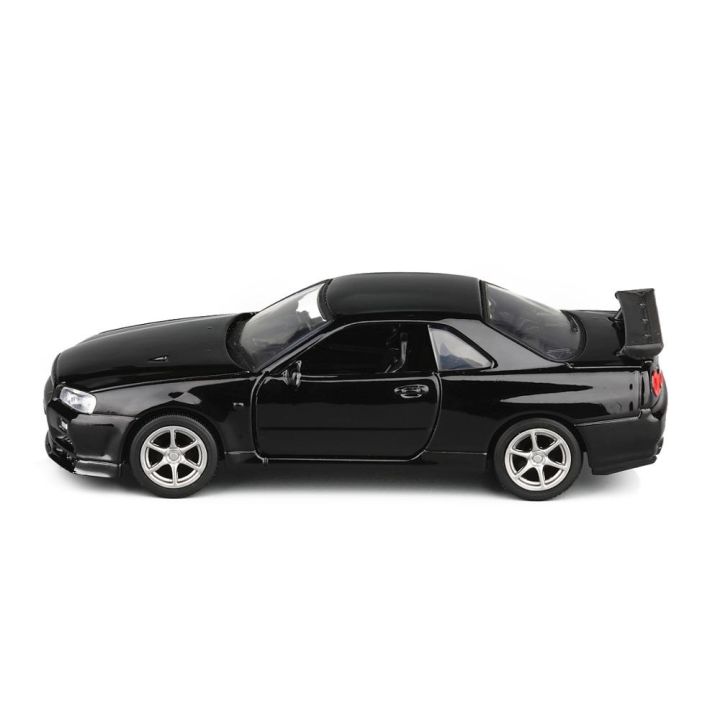 1-36-nissan-gt-r-r34-sports-car-alloy-modelsimulated-metal-pull-back-model-toys-children-39-s-gifts-free-shipping-f166