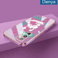 เคสปลอกสำหรับ Samsung Dienya S20 Galaxy FE 4G S20 FE 5G เคสการ์ตูนน่ารักลายโชคดีโชคดีใหม่กรอบชุบซิลิกาเจลนิ่มกันกระแทกเคสมือถือฝาครอบป้องกันเลนส์กล้องถ่ายรูปรวมทุกอย่าง