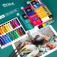 Mont Marte 12/18/24 Colors Watercolor Gouache Paints Set 5ML/12ML School Student Art Drawing Pigment Supplies