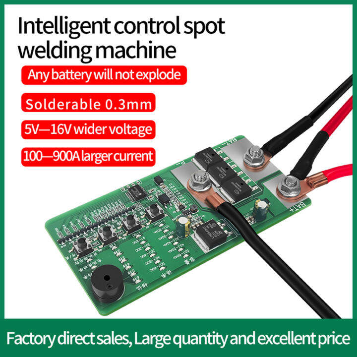 12V Spot Welding Machine PCB Circuit Board DIY Spot Welder Set for 18650 26650 32650 Lithium
