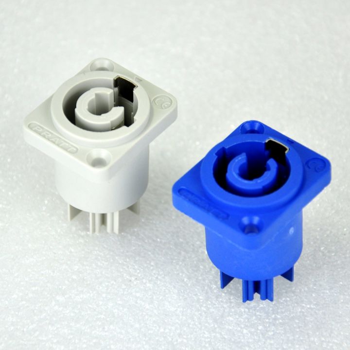 power-in-out-connector-socket-male-female-connector-สีขาวสีน้ำเงินวัสดุพลาสติกสำหรับไฟเวที-quick-lock-system