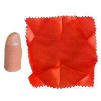 【CW】Fake Thumb Magic Fingers Disappearing Silk Fake Thumb Close Up Stage Show Prop Prank Toy for Making Objects Appear or Disappear