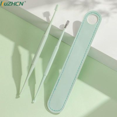 Soft Silicone Ear Cleaner Double Head Earwax Removal Tool Soft Spiral For Ear Care Ear Wax Cleaning Kit Ear Pick Spoon