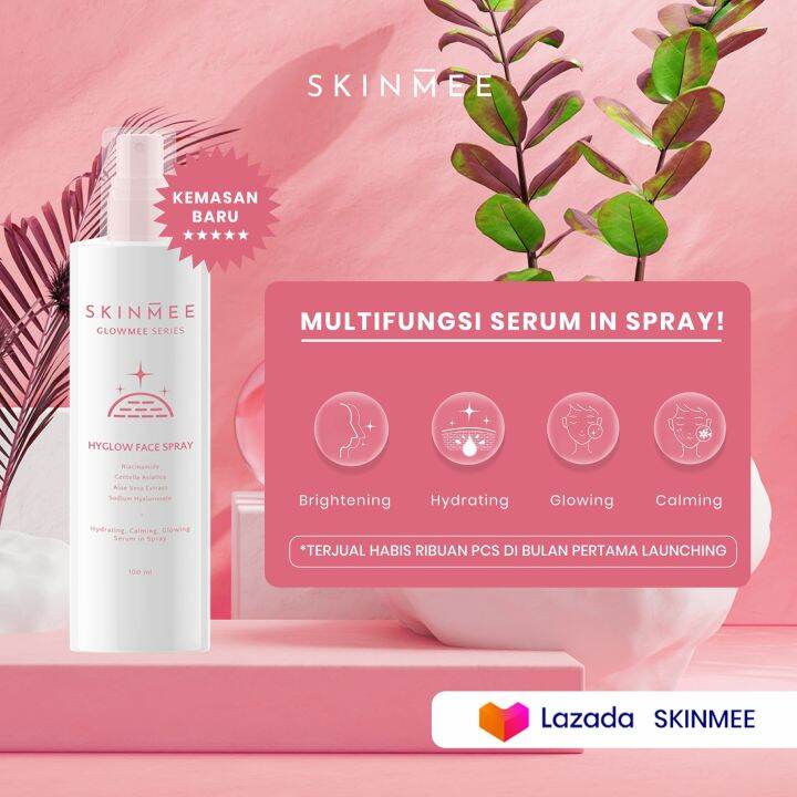 Skinmee Glowmee Series Hyglow Face Spray Kemasan Baru Lazada