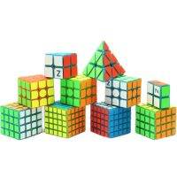 ZCUBE Fluorescence Magic Cube 1X2X2 2X2 3X3 4X4 5X5 Glow At Night Professional ปริศนาของเล่นเด็กของขวัญของเล่น Cubo Magic