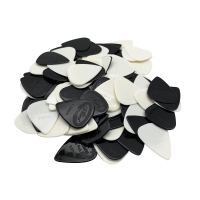 EBay 100 pcs Guitar Picks Acoustic Electric Guitarra Bass Nylon Mediator Plectrum Thickness 0.58 0.71 0.81 0 96 1.50 mm 2 colors