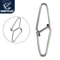 ✢❖☋ DNDYUJU 50/100pcs Fishing Snap Diamond Double Opening Fishing Lure Pin Stainless Steel Fishing Swivel Hooks Line Clip Lock