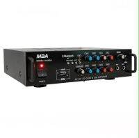 เครื่องแอมป์ขยายเสียง AC DC Amplifier Digital Karaoke Audio รองรับบลูทูธ BT USB AUX VCD CD FM BLUETOOH รุ่น 268 D12 สีดำ