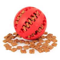 【YF】◑∈  Dog Chew Soft Interactive Elasticity for Food Extra-tough 6-7cm Rubber