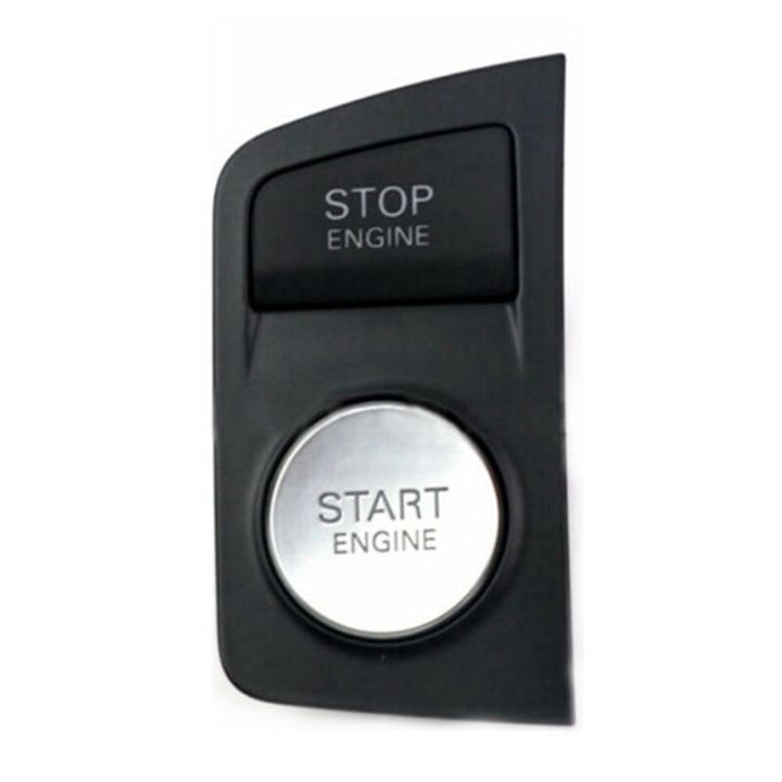 1 Piece Start Stop Engine Button Switch Button Black &amp; Silver ABS Car For Audi A6 C6 S6 RS6 2009-2011